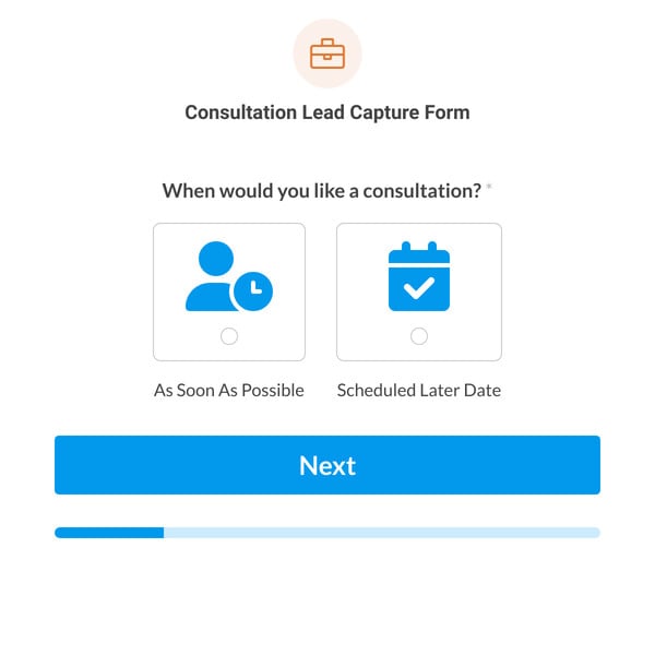 Consultation Lead Capture Form Template