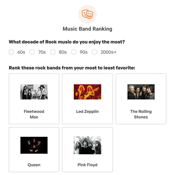 Music Band Ranking Template