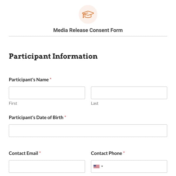 Media Release Consent Form Template