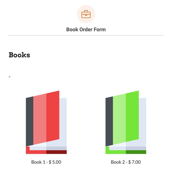 Book Order Form Template