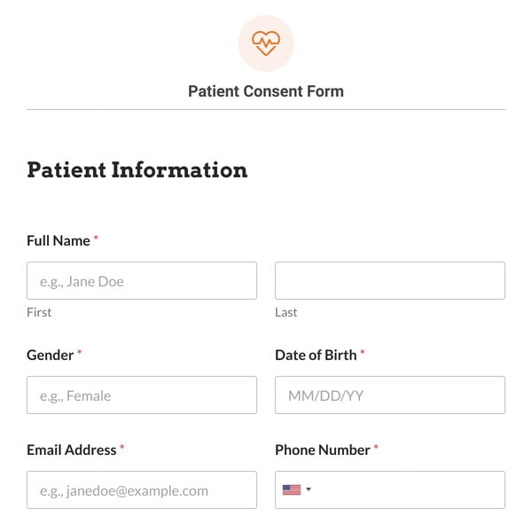 Patient Consent Form Template