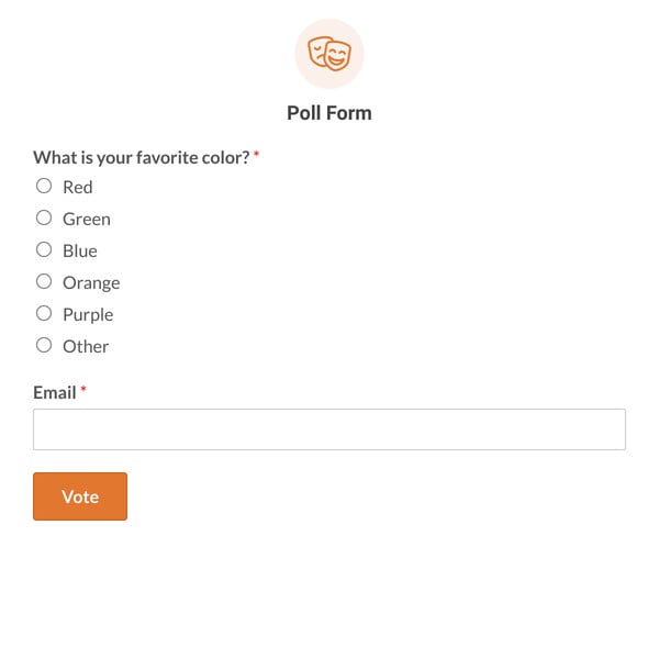 Poll Form Template