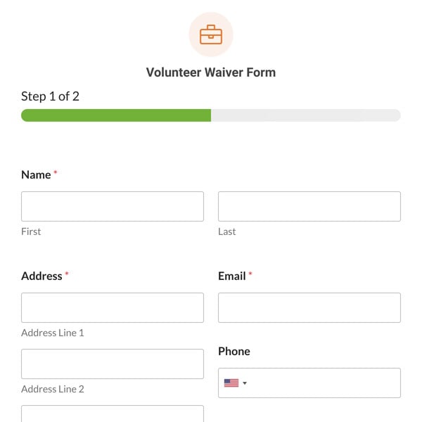 Volunteer Waiver Form Template