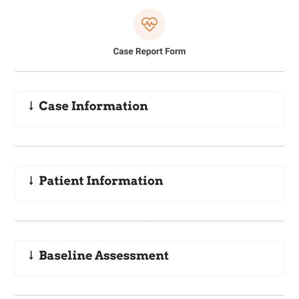 Case Report Form Template