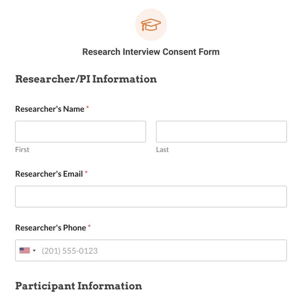 Research Interview Consent Form Template