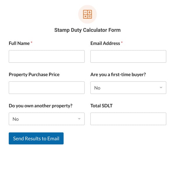 Stamp Duty Calculator Form Template