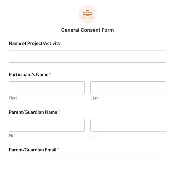 General Consent Form Template
