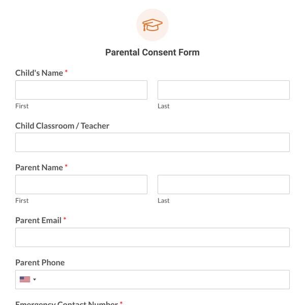Parental Consent Form Template