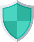 Shield representing spam protection