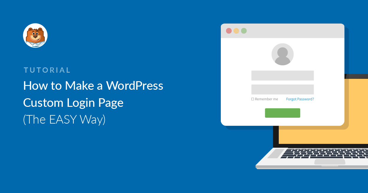 How to Make a WordPress Custom Login Page (The EASY Way)