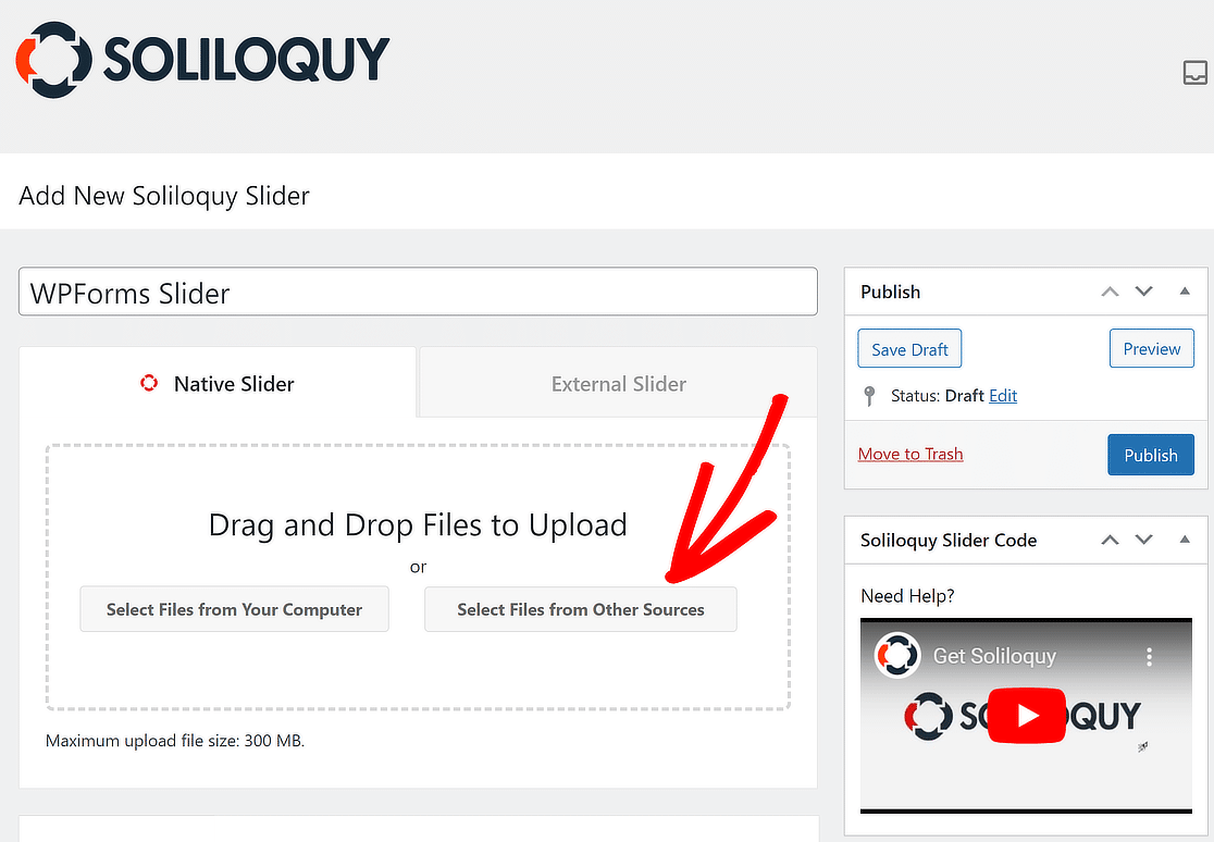 create slider soliloquy