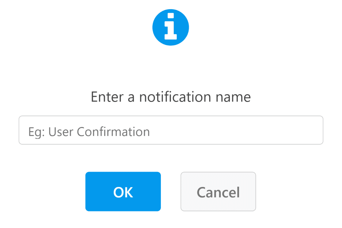 Name your notification