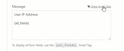 How To Use Smart Tags In Wpforms