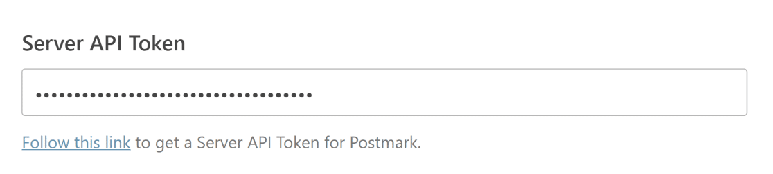 Postmark API token WP Mail SMTP