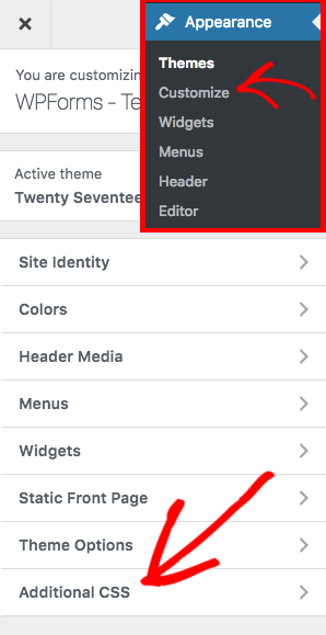 Add custom CSS to WordPress