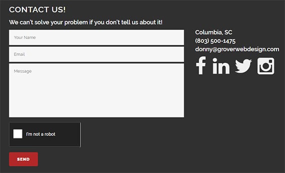 captcha on a form