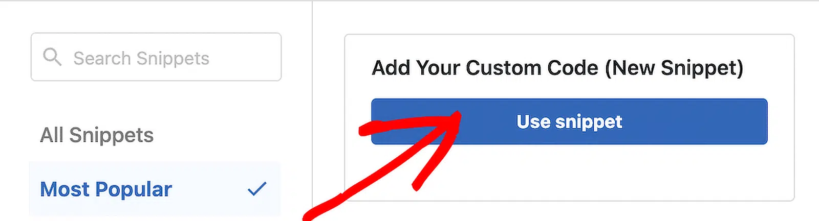 wpcode adicionar novo snippet