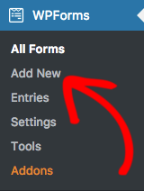 Add new form in WPForms