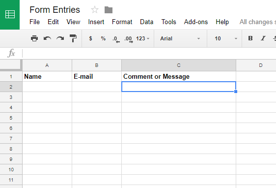 How to Save Contacts From WordPress Forms to Google Sheets