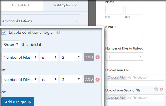 wordpress contact form multiple attachments