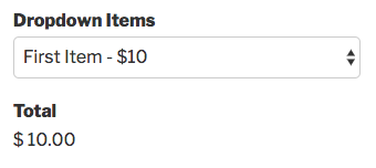 The Total field in WPForms