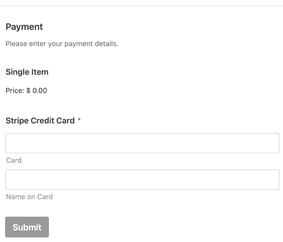 Adding payment fields to a sponsored post submission form