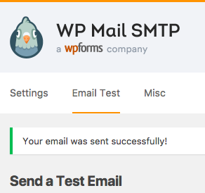 O email de teste SMTP do WP Mail foi enviado com sucesso