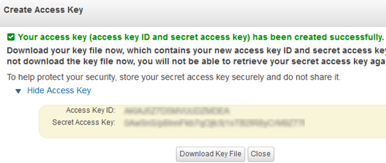 access key amazon s3