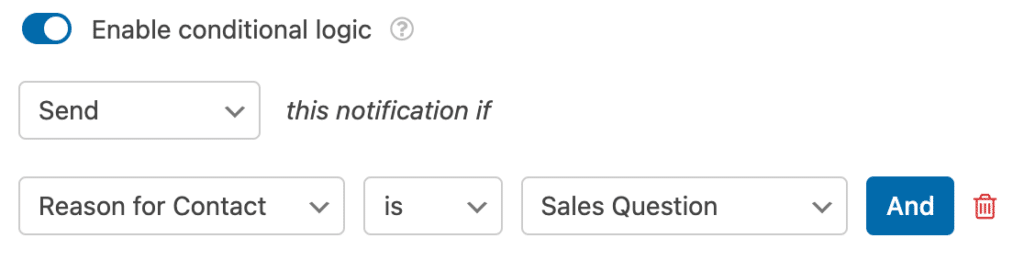 How to Create Conditional Form Notification Emails in WPForms
