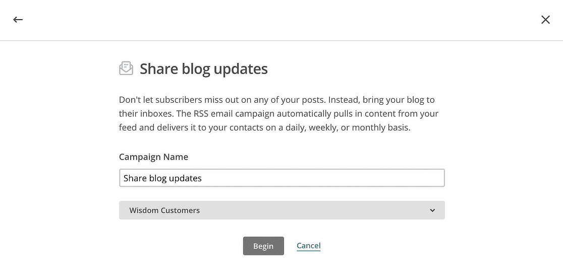 share blog updates