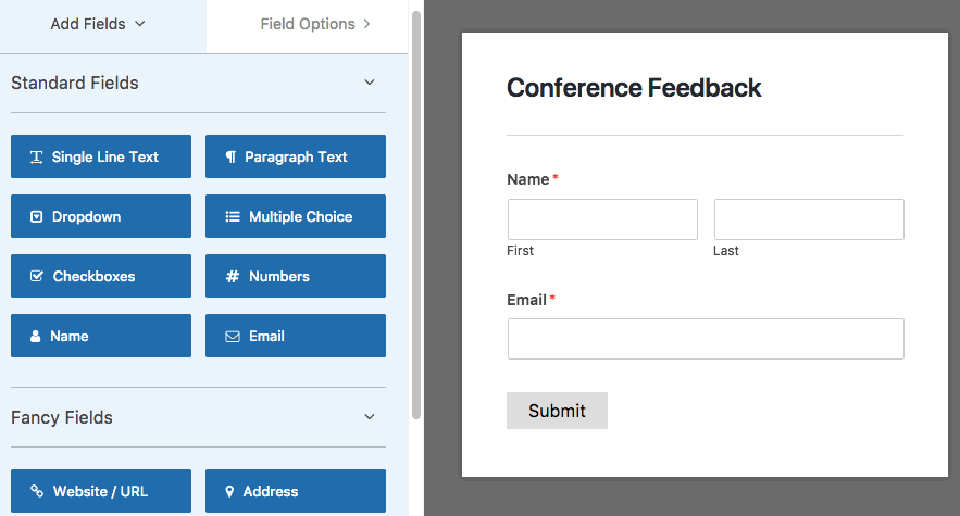 Add Multiple Choice field to form