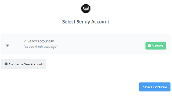 Custom Sendy Subscribe Form - Select Sendy Account