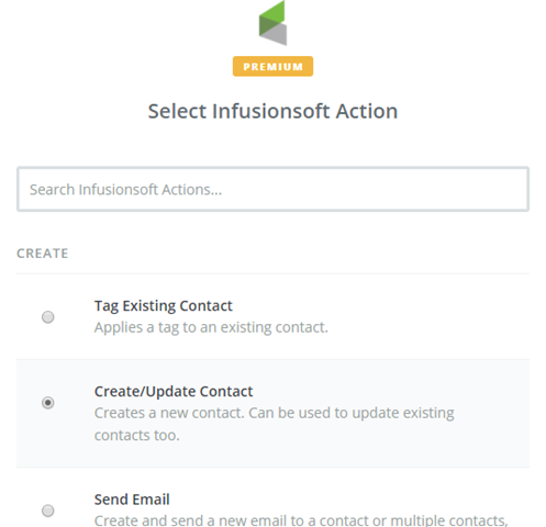 create wordpress infusionsoft form