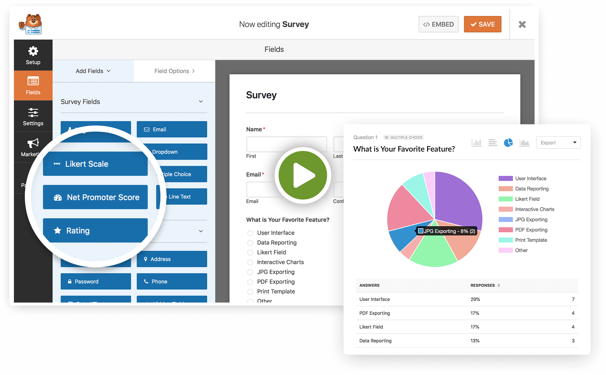 WPForms Survey Addon