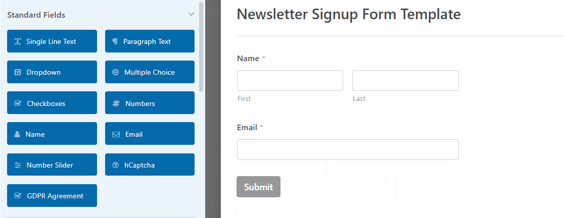 GDPR Form Field