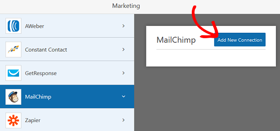 WPForms 뉴스레터 가입 양식과 MailChimp 연동