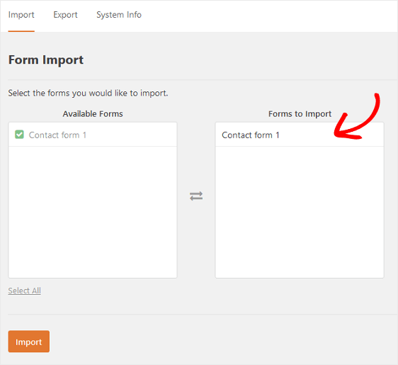 Forms to Import