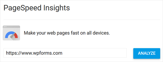 Google PageSpeed Insights