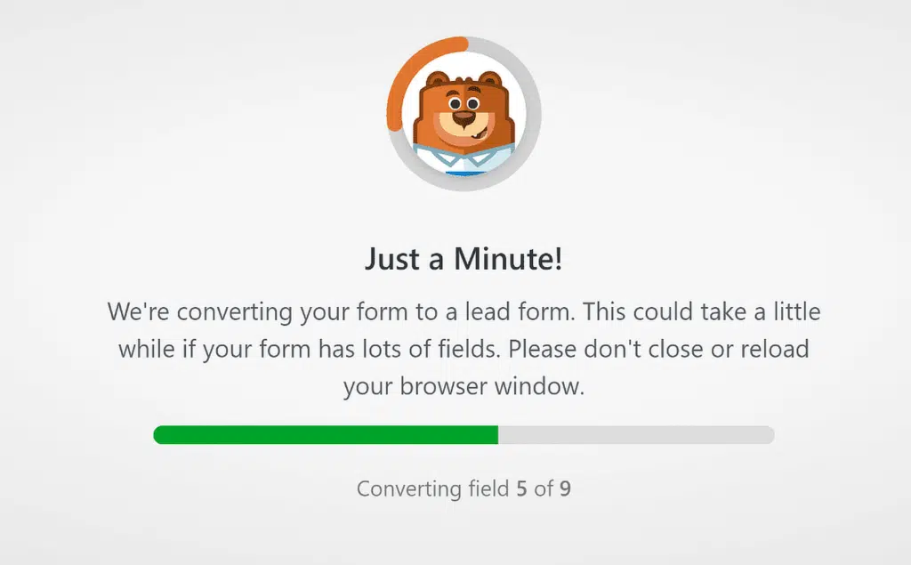 converting to lead form