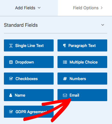 Add Email field to form