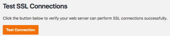 Test SSL Connections within WPForms Tools