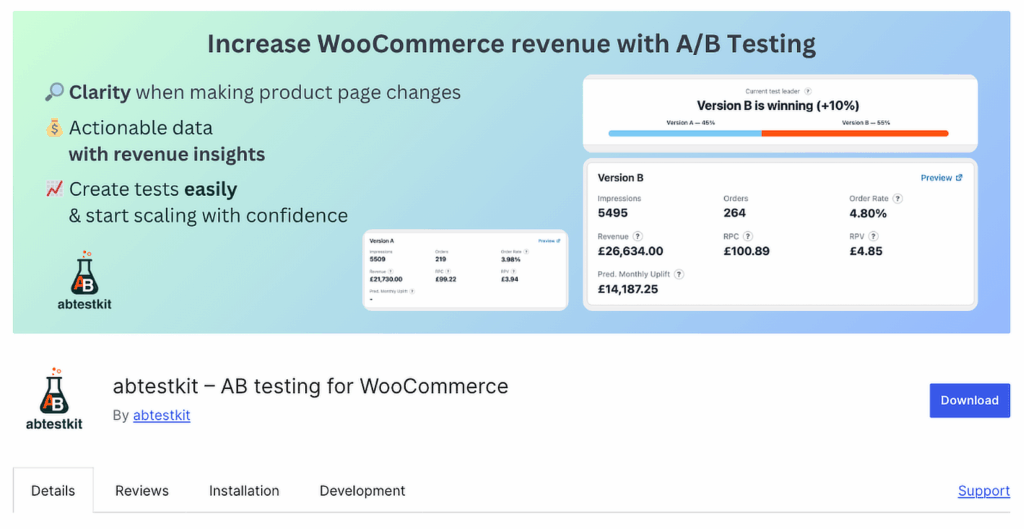 abtestkit WordPressプラグイン