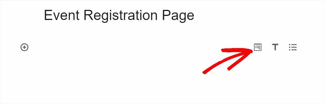 add event registration form to page 