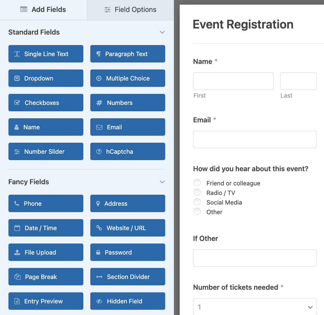 Event Registration Form