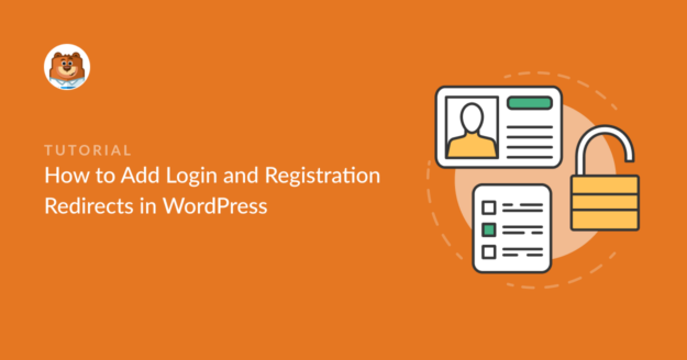 How to add login and registration redirects in WordPress