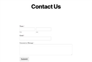 forms to go submit redirect