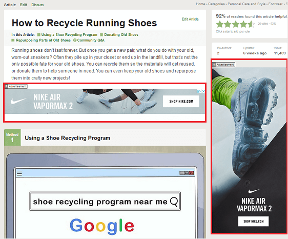 adsense example