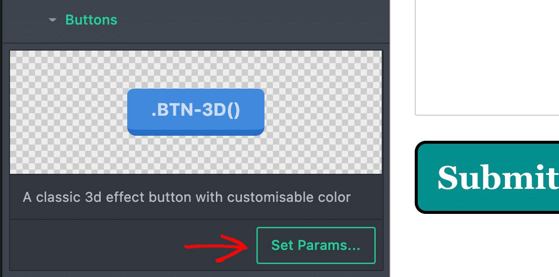 Setting the parameters for a ready-to-use style in CSS Hero