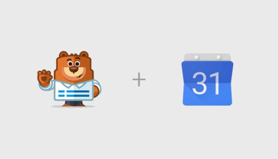 google calendar integration with wpforms