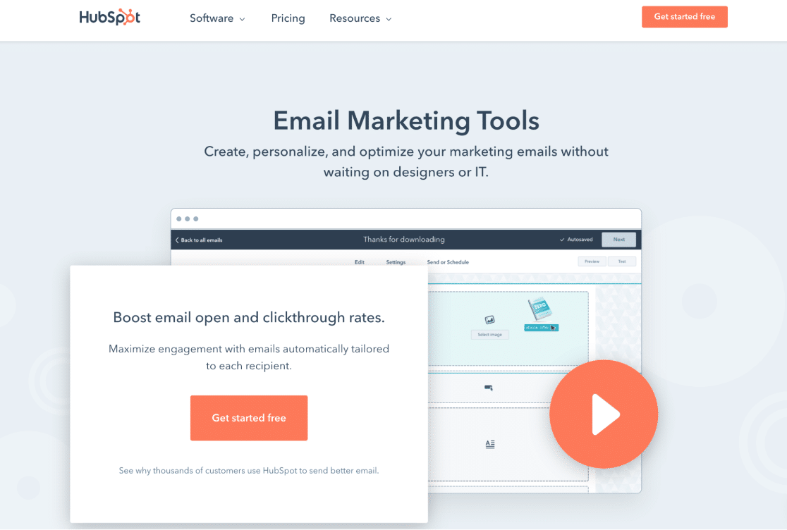 Hubspot Email Marketing